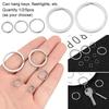 Hanging Tool Titanium Alloy Circle Clip Keyring Buckle Key Ring Portable Holder EDC Keychain