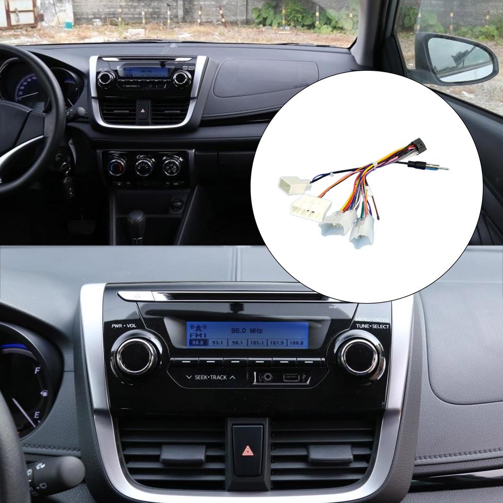 16-контактный разъем кабеля-адаптера Радиопроводка Кабель-адаптер Автомобильная звуковая головка Кабель-адаптер Автомобильный радиоприемник Кабель-адаптер