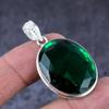 Подвеска из стерлингового серебра 925 пробы с натуральным драгоценным камнем перидот 1,77 дюйма O5g22