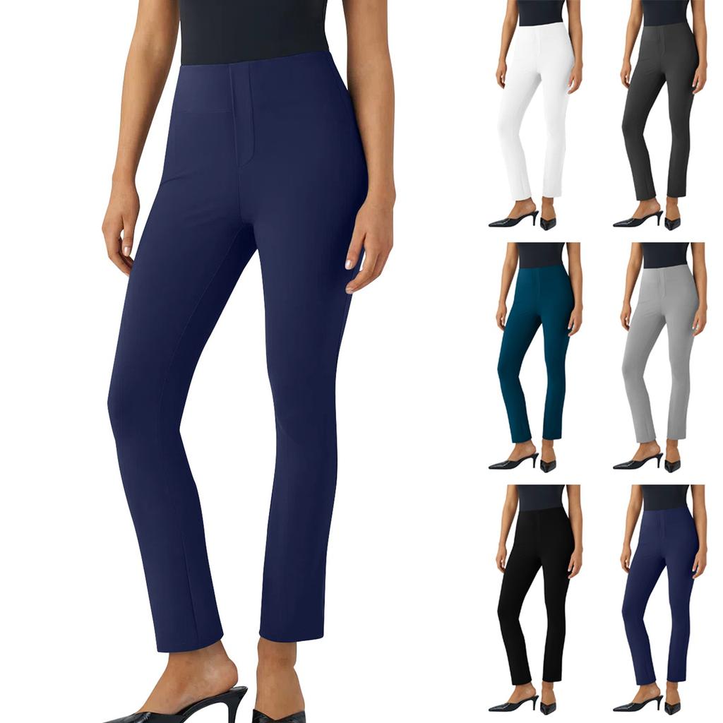 Женские брюки летние повседневные рабочие брюки с высокой талией и карманами повседневные брюки