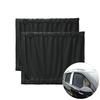 2pcs Car UV Protection Sun Shade Curtains Sides Window Visor Mesh Cover Shield