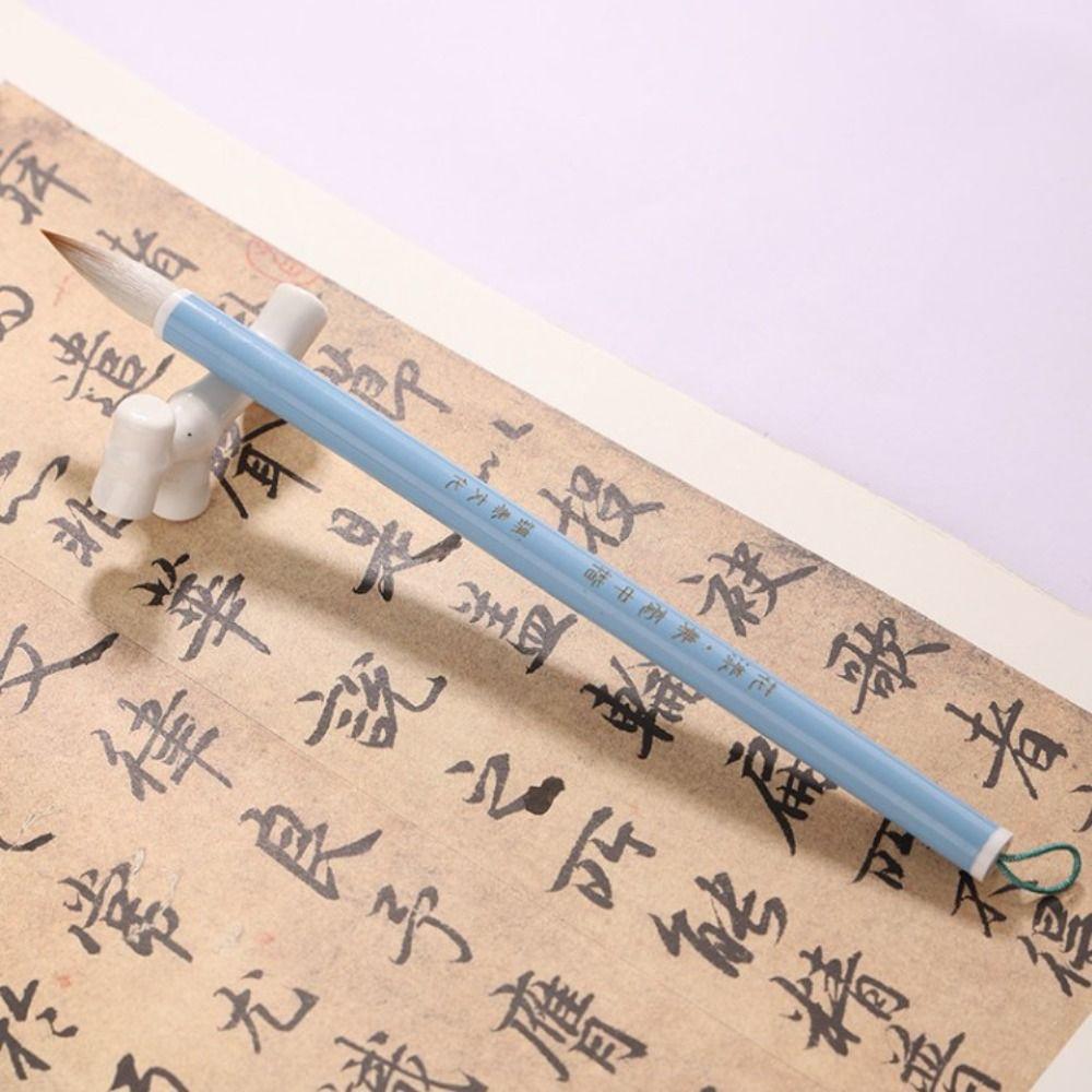 Кисть для китайской каллиграфии из волчьей шерсти, кисть для масляной живописи, кисть для акварели