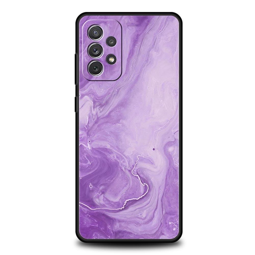 Бесконечность на Фиолетовом Чехле Для Samsung Galaxy A13 A51 A71 A41 A31 A21S A11 A01 A03S A12 A32 A52 A22 A23 A33 A53 A73 5G
