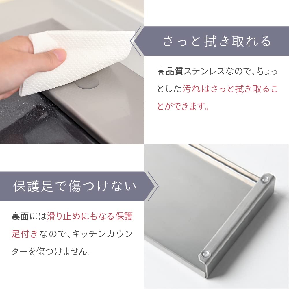 Крышка вытяжного отверстия Smart Flat Stove Thin Slim Tsubame Sanjo Silver [CICADA] (60см, (Нержавеющая сталь))