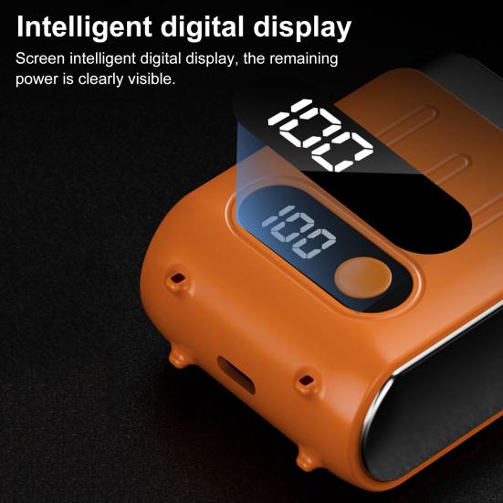 Мужская электробритва IPX7 Водонепроницаемая мини-бритва карманного размера с зарядкой от USB, беспроводная роторная бритва с высокоскоростным мотором и светодиодным дисплеем, портативная бритва