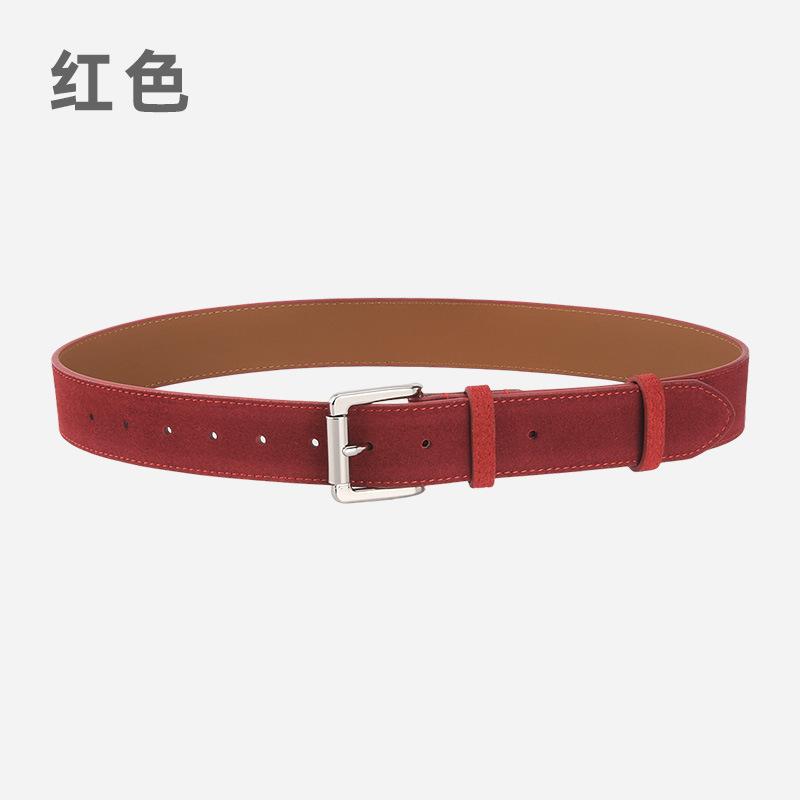 Wind Leather Belt Lady Premium Pants Decorative Belt Lady