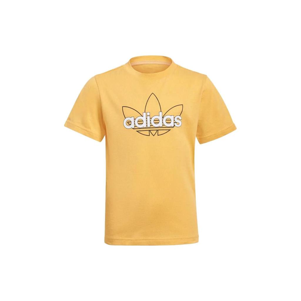 Adidas Originals Kids T Shirts Crew Neck Moderate (Unisex) T-Shirts GN2288