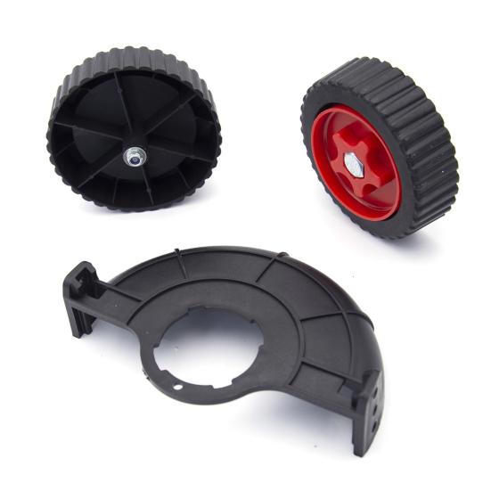 Вспомогательные колеса для газонокосилки Универсальные опорные колеса для газонокосилки Легко устанавливаемый триммер для травы