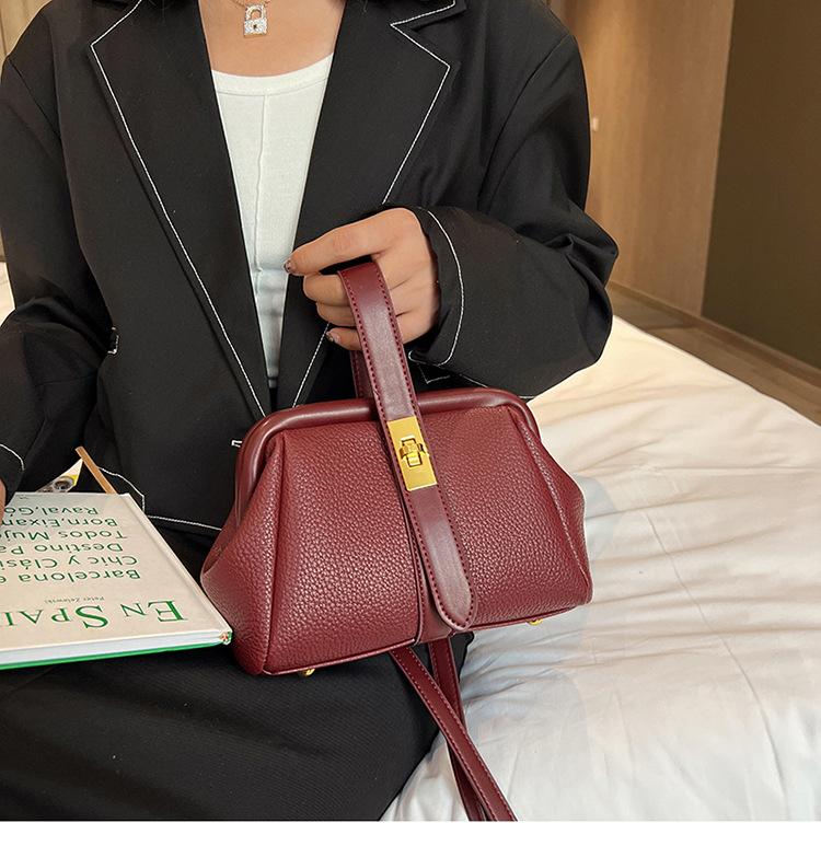 Сумка женская сумка 2022 модная новая сумка с рисунком личи модная универсальная сумка через плечо