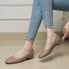 New Oversized Square Toe Single Shoes with Thick Heels and Shallow Mouthed Grandma's Shoes, Comfortable Low Heels, All Season Women's Shoes