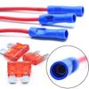 3X 12V Car Blade Fuse Holder Add A Circuit TAP Adapter Micro Mini Standard ATM APM Auto Fuses 10 AMP Car Truck Van SUV Fuse Wire