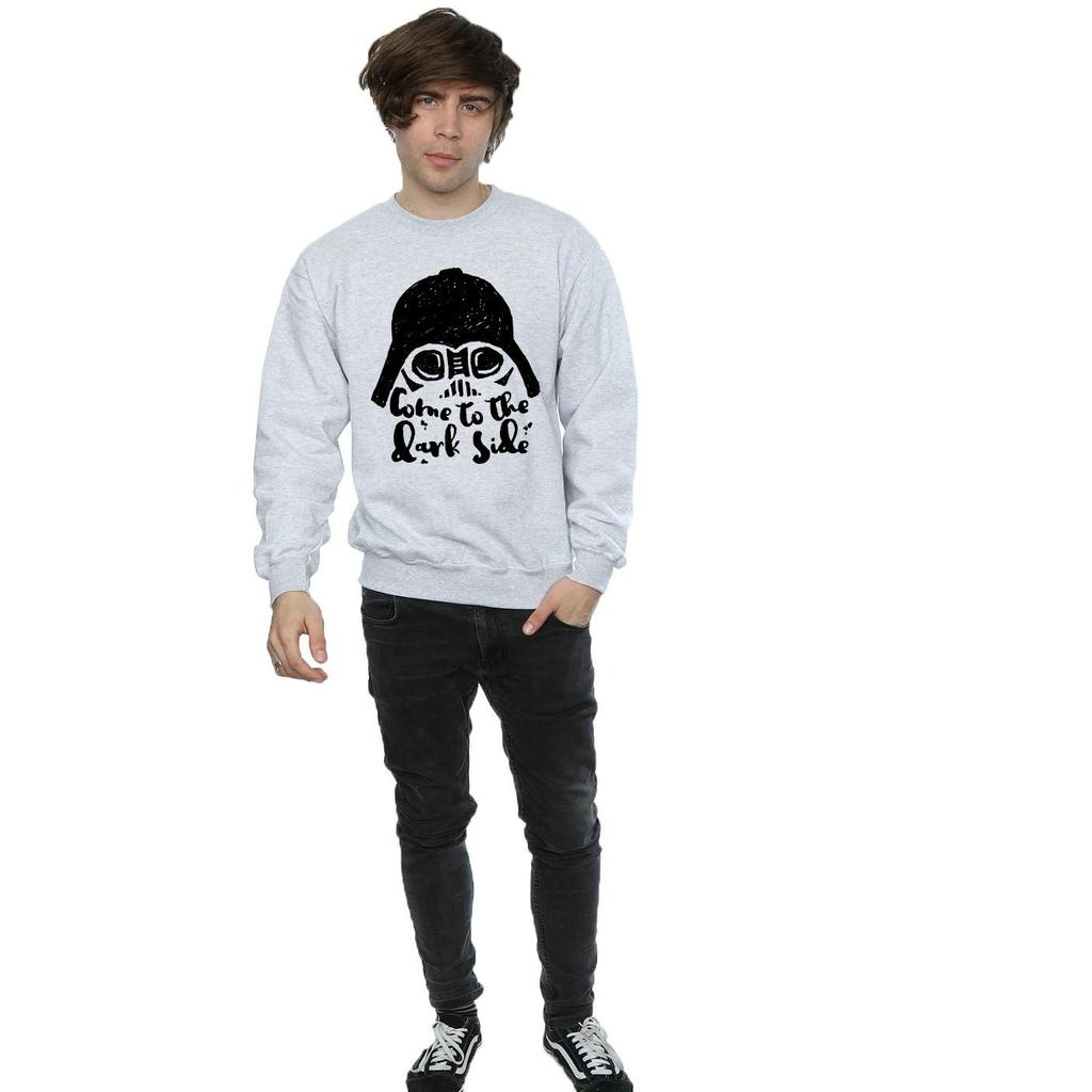 STAR WARS Mens Darth Vader Come To The Dark Side Sketch Sweatshirt