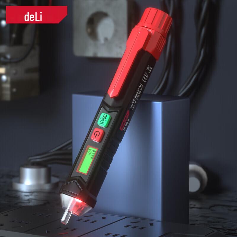 Deli High-Precision Smart Non-Contact Voltage Tester Pen