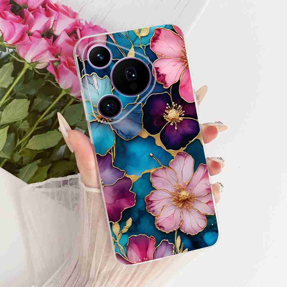 For Huawei Pura 70 Pro HBN-LX9 Case Luxurious Pattern Butterfly TPU Back Cover For Pura 70Pro+ 70 Pro Plus HBN-AL10 Phone Shell