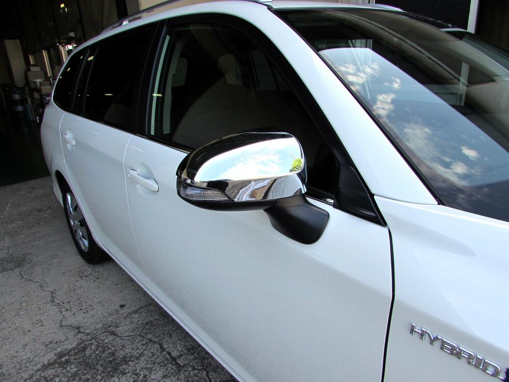 BRIGHTZ Chrome Door Mirror Covers for Corolla Fielder and NZE164G Corolla Fielder 160 11182 ZRE162G, NZE161G, [MIR-SID-035]