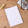 A4 A5 A6 White Release Paper Sticker Organizer Reusable Loose Leaf Storage Book 40 Sheets 6 Holes Stickers Collecting Album