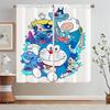 Doraemon Разделительная тюль в кухонных шторах 2 шт. Оконная штора с бусинами для гостиной, украшение, затемняющие шторы