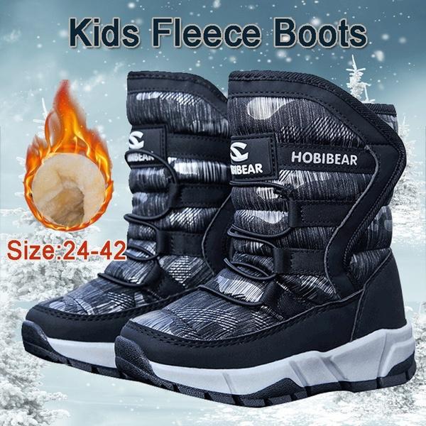Winter Kids Snow Boots Children Outdoor Shoes Girls Boys Winter Warm Boots Waterproof Size