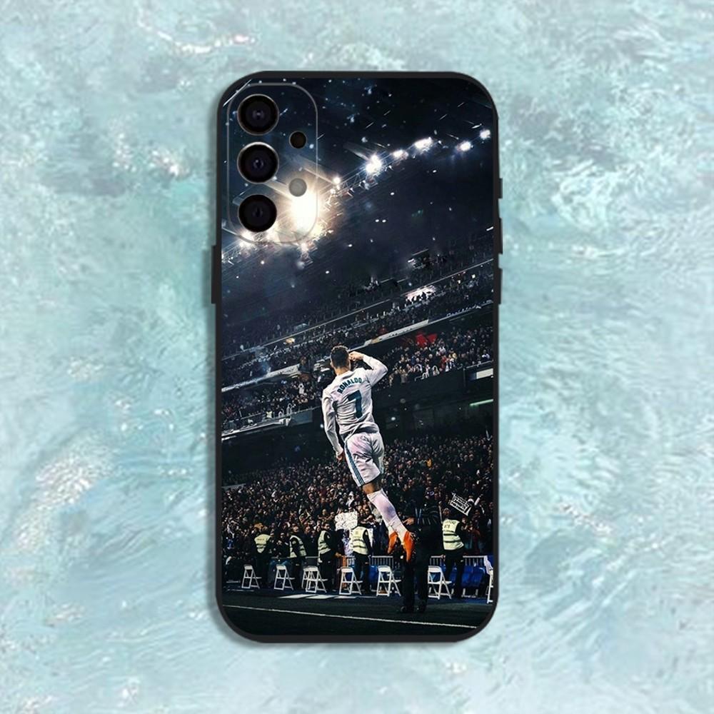 Чехол для телефона CR7 Футбольная звезда R-Ronaldo-ES для Samsung S25, S24, S21, S22, S23, S30, Ultra, S20, Plus, Fe, Lite, Note, 10, 9, 5G Черный