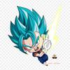 Patches For Clothes Bag Iron On Thermal Stickers Vegetto Blue Vegeta Goku Pattern Washable Heat Transfer