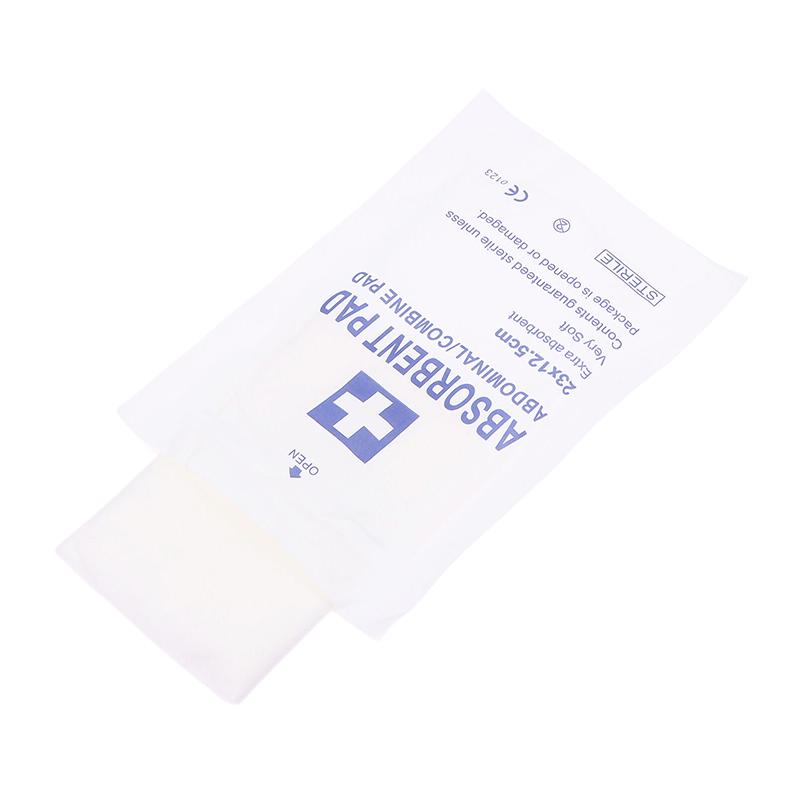 5Pcs Sterile Abdominal Abd Combine Pads 5"X9" Wound Dressing Band Aid Wound Care Bandage For Travel Outdoor First Aid Kits