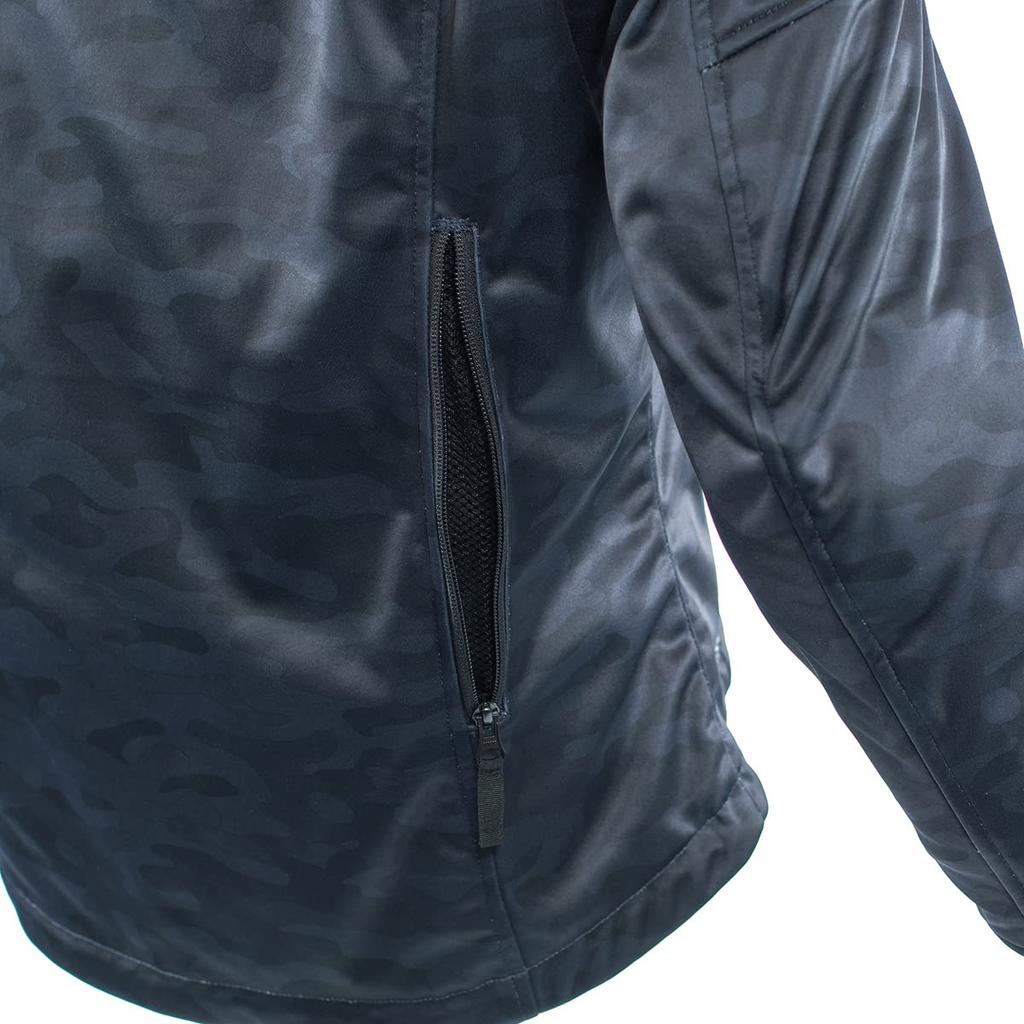 KOMINE Защитная мягкая куртка-парка для мотоциклов Neo Navy XL JK-6022