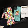 Fashion Logo P-Paul F-Frank PC+TPU Phone Case For IPhone 17 16 15 14 PRO MAX 11 12 13 PLUS MINI Cover