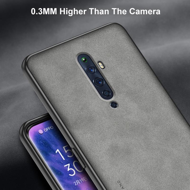 Роскошный чехол из искусственной кожи для OPPO Reno 2 Z 2Z 2F, матовый силиконовый защитный чехол для телефона OPPO Reno 10X Zoom Reno2 ZF Coque