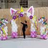 Reusable Balloon Column Arch Transparent Balloons Stand Holder  Home Decor