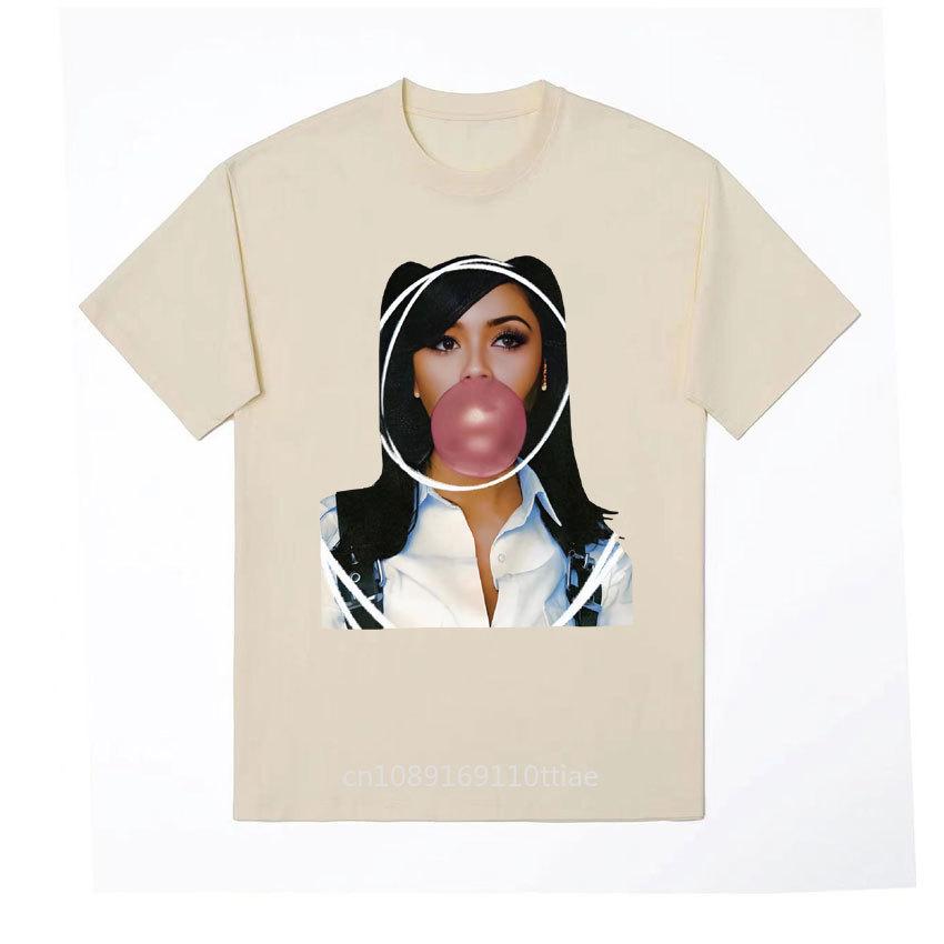 Mariah The Scientist Bubble Gum Graphic T-shirt Retro Style Men Women's Short Sleeve Tshirt Fashion Oversized T Shirt Streetwear