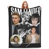 Пледы Sam Fenders Флисовые Зимние Многофункциональные Теплые Пледы для Дома Спальни Покрывало
