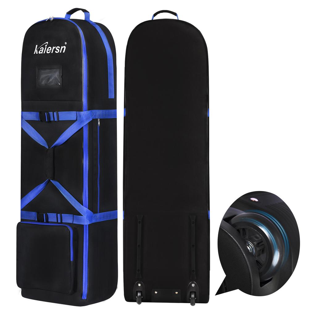 Kaiersn Гольф Авиационная Сумка Большой вместимости Складная Авиаперевозка Сумка для гольфа Авиаперевозка Дорожный чехол для гольфа