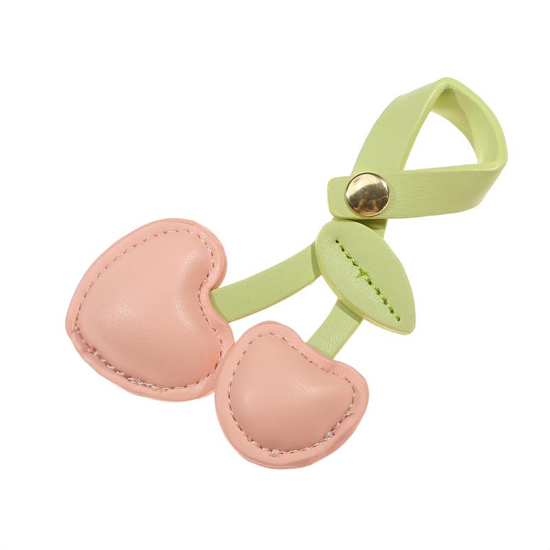 Персиковое сердце вишня брелок украшение DIY ремесло аксессуары любовь вишня кулон ювелирные изделия сумка украшение сумка кулон