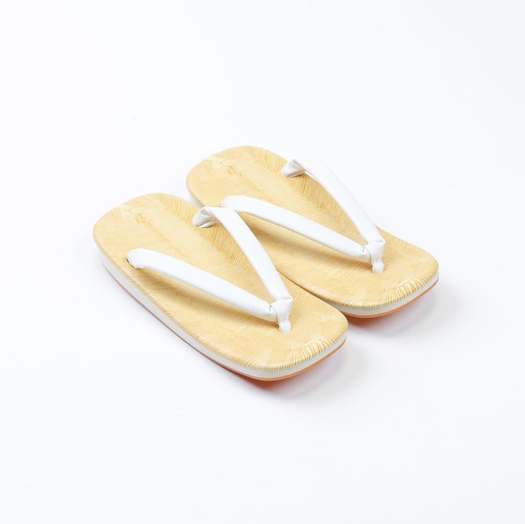 Подошва Ame, белая, размер 3L, татами Ame [Morioru] Setta, Япония, стринги, татами, 29-30 см, [Zori, тисненая, мужская резина]