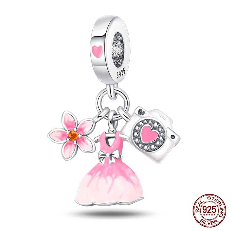 Медь Разноцветная Серия Маскарад Сексуальная Маска Перья Платье Шармы Бусины Подходят для Оригинальных Браслетов Qikaola DIY Ювелирные Изделия