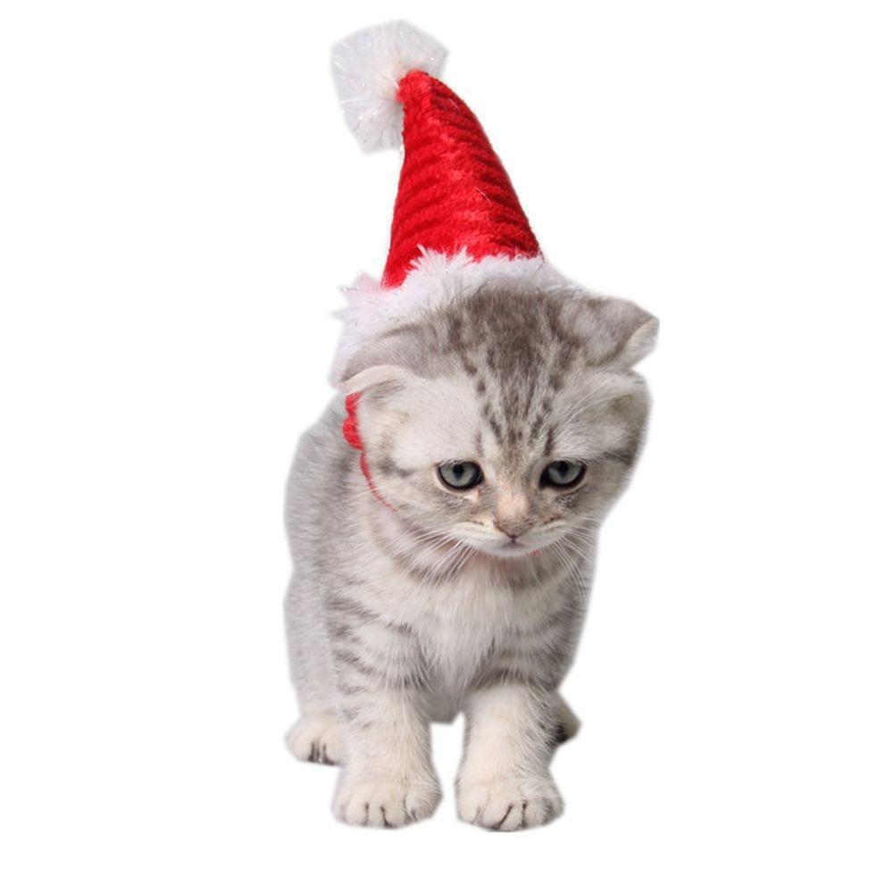 Christmas Decorations Small Animals Rats Costume Decor Pet Christmas Hat Cat Hat Santa Claus Cap