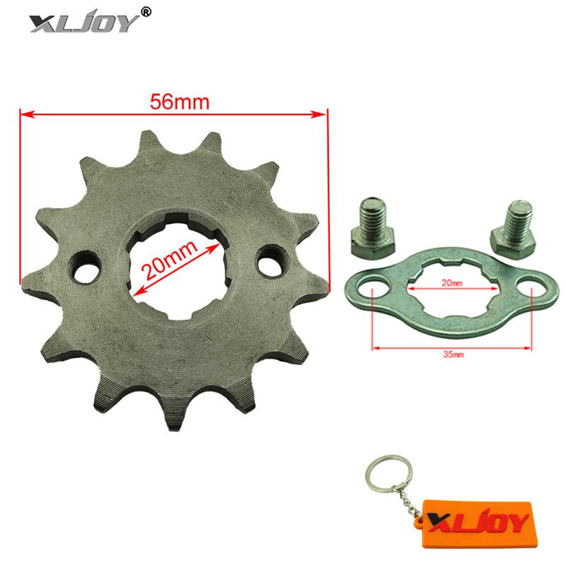 428 13 Tooth 20mm Front Chain Sprocket Gear For 50cc 70cc 90cc 110cc 125cc 140cc 150cc 160cc Engine ATV Quad Pit Dirt Trail Bike