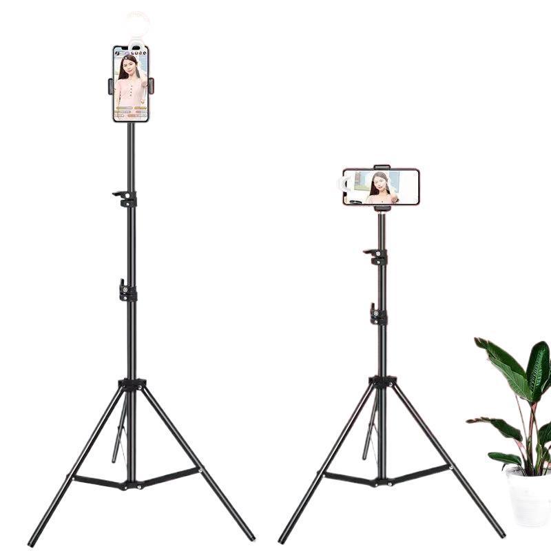 Multifunctional Tripod with Beauty Fill Light & Sound Card for Mobile Streaming and Outdoor K-Song