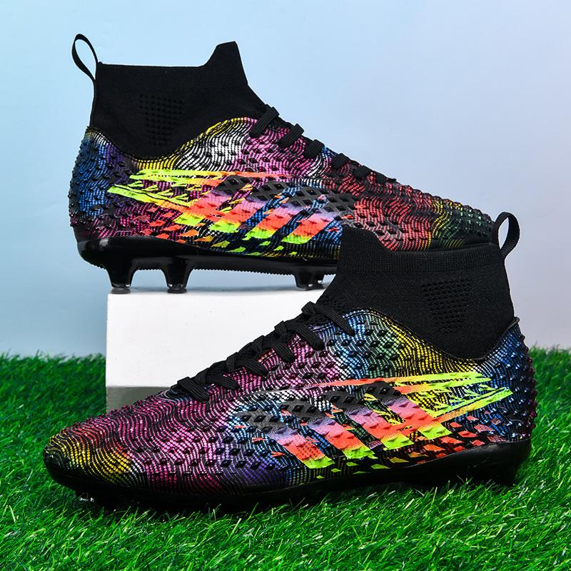 Модные мужские футбольные бутсы FG нескользящие футбольные бутсы для игры на траве модная дизайнерская обувь удобные кроссовки высокого качества футбольные бутсы 47