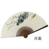 Kimono Kyoto Antibacterial Japanese Paper Four Sacred 22cm [Stylish Iroha] Fan, Fan, Beasts, Karaki, Men's, (Seiryu)