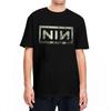 Парные футболки Nine Inch Nails NIN Унисекс Унисекс Футболки Харадзюку Рок-музыка Логотип группы Летние футболки Хлопковая одежда Большой размер 3XL