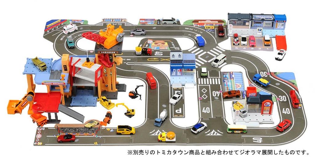 TAKARA TOMY Tomica World Город, соединяющий дороги Ш245 x В245 x Г50 мм Серый Расширяется!