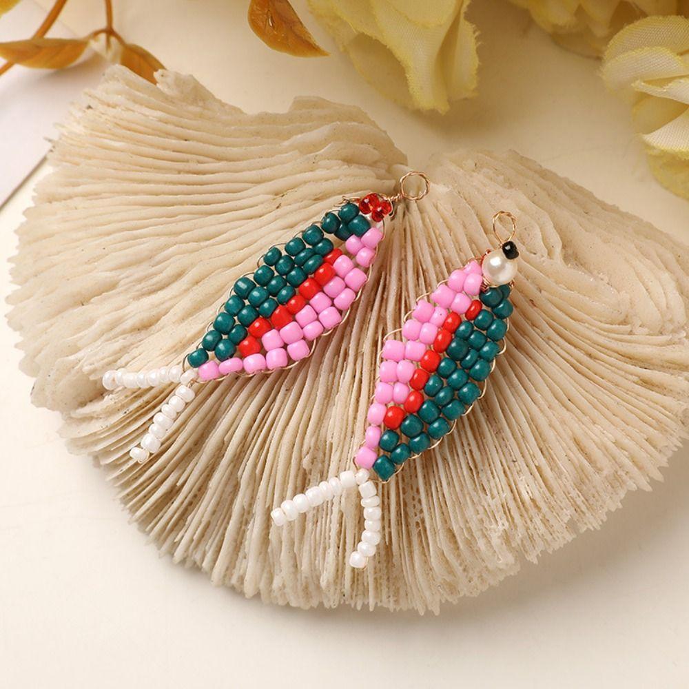 4pcs/set Handmade Craft Beads Diy Charms 3D Fish Shaped Bag Pendant Hairpin Making Kit