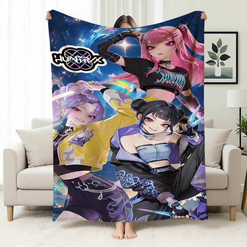 Kpop Witch Hunters Blanket Blanket Witch Hunters Peripheral Nap Blanket Printed Flannel Office Sofa Blanket