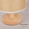 Warm Light Table Lamp Vintage Pleated Bedside Light USB Powered Decorative Lamp for Bedroom Creative Gift