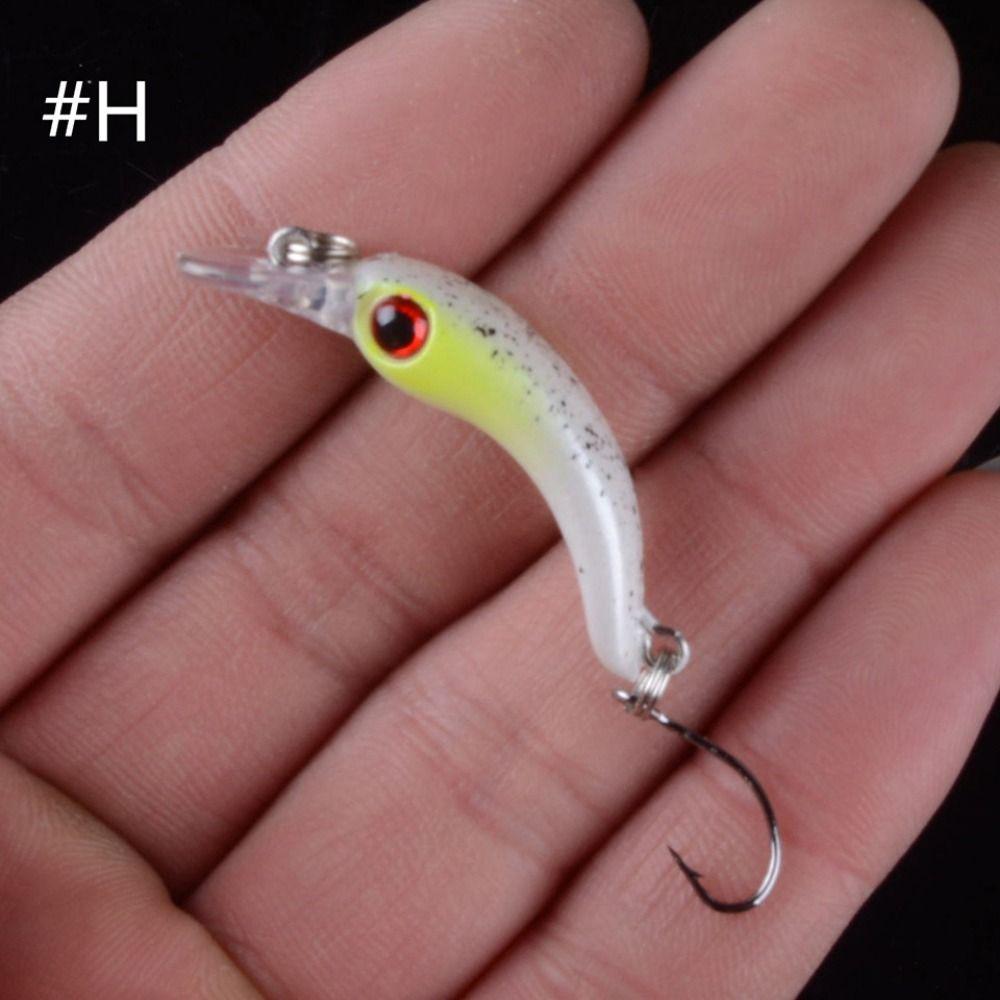 ABS Metal Fishing Jig Lure 4 см/1,5 г VIB Hard Bait Floating Minnow Baits Winter Fishing