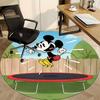 1pc mickey mouse Chair Carpet for Office Non Slip, Lightweight, Machine Washable Rug for Office Holiday Decor