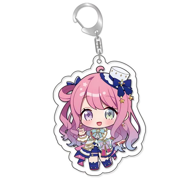 Lovelive Vtuber Накири Аямэ Сираками Фубуки Минато Аква Гавр Гура Милый Мультяшный Брелок Каваии Брелок Части для Сумки и Модный Подарок