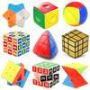 Быстрая кубик-головоломка для детей Speedcube Тест на IQ Головоломки Игры для детей Монтессори Образовательные игрушки Zauberwürfel