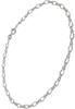 [Shinjuku Gin No Kura] Eternity Figaro Chain Silver 925 Anklet, 26cm, Rhodium-Coated, Simple, Men's